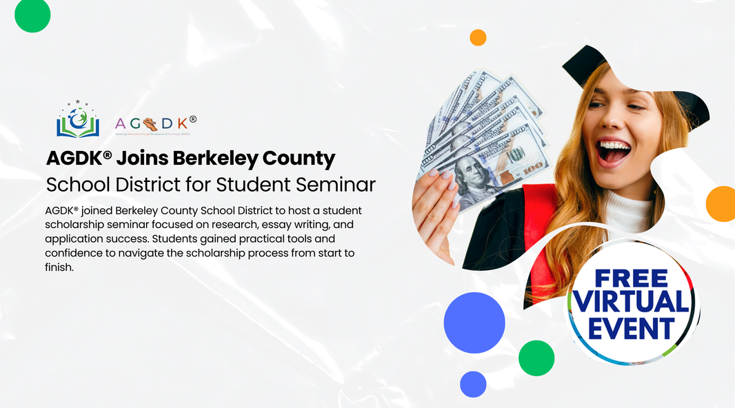 AGDK® Partners with Berkeley County School District for Scholarship Seminar