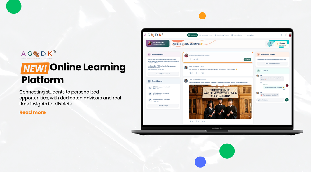 AGDK® New Online Learning Platform